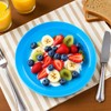 QUYLIXX 24 Pack Plastic Plates, 7 Inch Colorful Dinner Plates