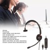 Call Center Headset ENC Active Noise Cancellation Single Ear Customer