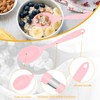 2 Pcs Silicone Nonstick Mixing Spoon, Silicone Spoons for Cooking
