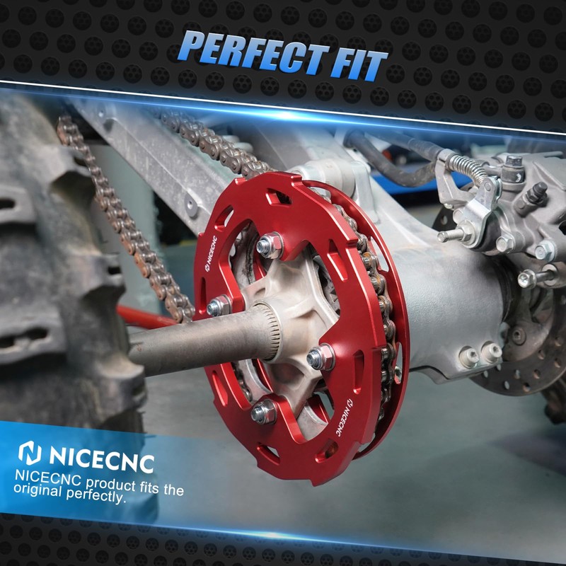NICECNC Sprocket Guards Compatible with Honda TRX450R 2010-2014,TRX450ER Electric Start
