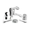 Rabbit Wine Tool Kit (Silver), 6 Piece Set