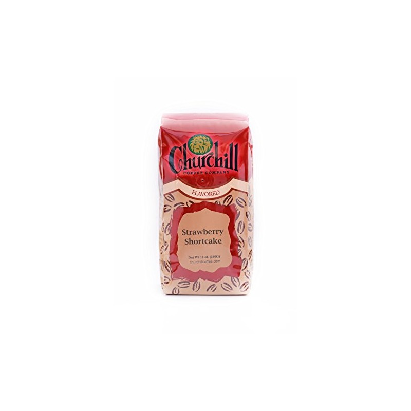 Churchill Coffee Strawberry Shortcake 12 oz - Whole Bean