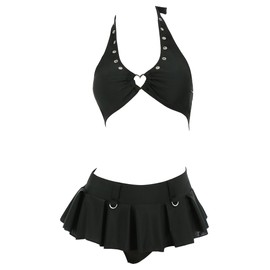 Meowcos Women's Bikini Sets Two Piece Swimsuit Kawaii Swimwear Bathing Suit Bikini Set