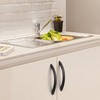 Ravinte 10 Pack Cabinet Pulls 5 Inch Oil-Rubbed Bronze Curved