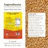 GF Harvest Gluten Free Organic Oat Groats, 2.5 Pound Bag,
