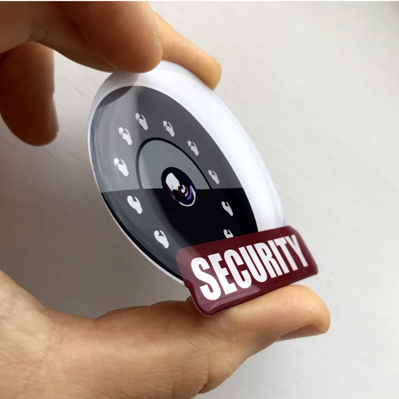 imaggge.com 3 Security Camera Stickers - Deterrent for Thieves -