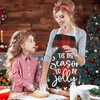 BETESSIN （55 x 78 cm） Merry Christmas Apron Plaid Tis