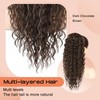 SEIKEA Ponytail Extension, PT005 Isabella 22" Long Bohemian Curly Drawstring