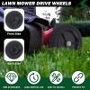 Unbranded 8 Inch Push Mower Wheels 2 Pcs 8" Black