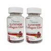 2 Bottles Nature Glow Glutathione Collagen Glow Cranberry Flavor