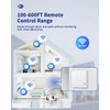 HAPYTHDA Remote Control Outlet Plug, 15A/1500W Wireless Light Switch for