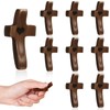 9PCS Cross My Heart, Encouragement Gift, Wooden Pocket Cross, Handheld