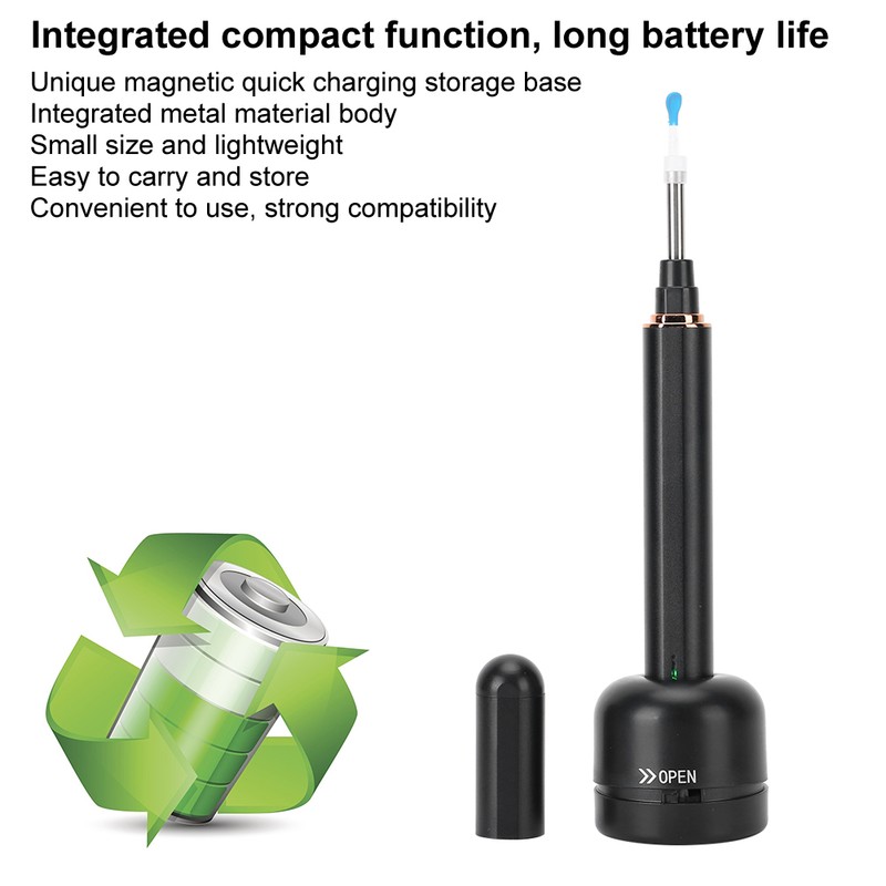 T1‑1 Wireless Smart Otoscope Integrated Compact Intelligent Ear Stick Cleaning