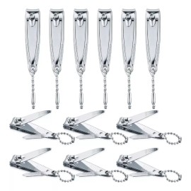 Dbmb 12 Piezas Corta Uñas Chicos Uñas Enterradas Acero Inoxidable