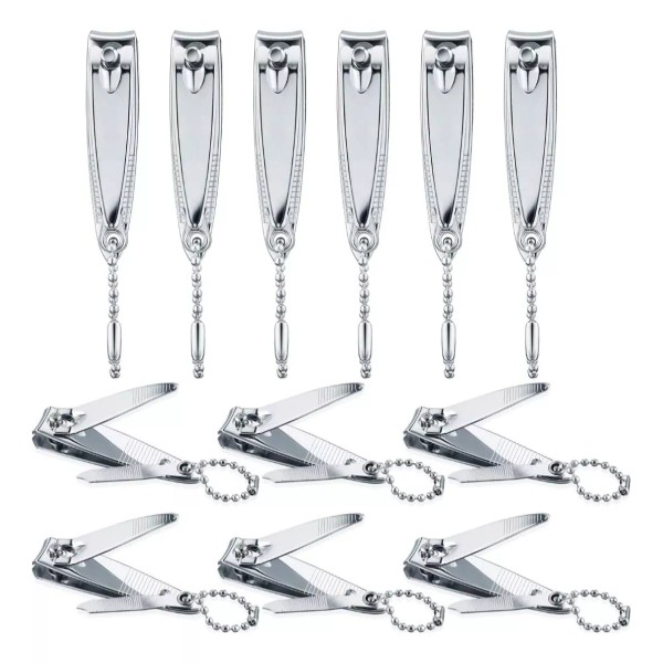 Dbmb 12 Piezas Corta Uñas Chicos Uñas Enterradas Acero Inoxidable