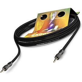 Sommer Cable GOCU-0150-SW Mini Jack Adaptor Cable 3.5 mm to Mini Jack Screwable to Pocket Transmitter Plug HICON HI-J35S-Srew-M 1.5 m