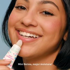 eos 24H Moisture Super Balm Minis- Crème de la Crème, Limited-Edition Lip Mask, Lip Mask, Made for Sensitive Skin, Shea Butter, Variety Pack, 0.169 fl oz, 3-Pack