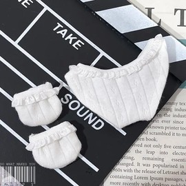 Whalemire 20cm/8inch Plush Doll Underwear Set, Pantie&Socks Suit for Skzoo Plushies Dolls Plush Toys (White)