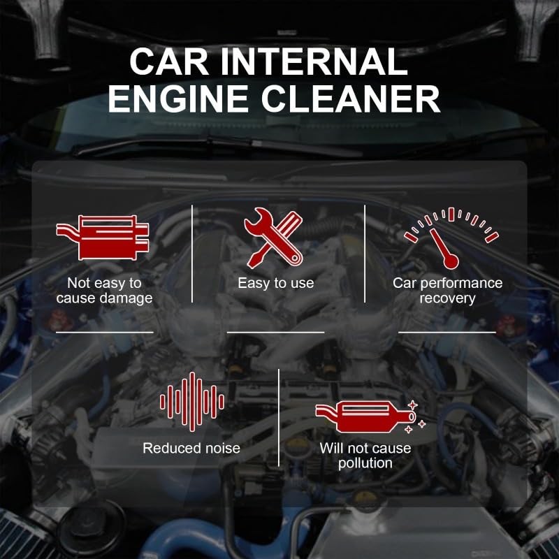 Hzutloer Engine Cleaner Spray- 6.76 Fl. oz（200ML）, Car, Pickup, Van,