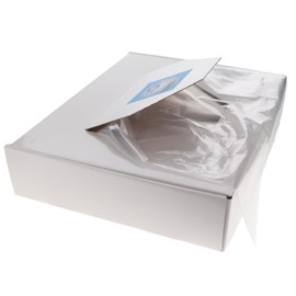 HSB 101160, Dental Chair Cover Sleeves, Hygienic Protective Covers for Dental Chairs, Disposable, Durable and High-Quality, Half-Poly, 24"W x 32"L, Clear, 300/Bx