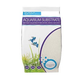 Aqua Natural Sugar White Sand 20lb Substrate for aquascaping, Aquariums, vivariums and terrariums