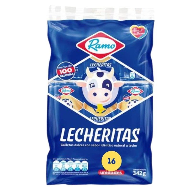 Galletas Lecheritas limoncitas Ramo - Sweet and Soft Crakers (32
