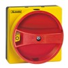 ASI GAX61 Disconnect Switch, Door Mount, Round, Red/Yellow Handle