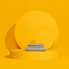 SLUMBER CLOUD Essential Sheet Set - NASA Temperature Regulation Technology - Complete Cooling Sheet Set Linen Twin XL