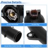 X AUTOHAUX Plastic Engine Coolant Thermostat Housing Assembly for Lexus