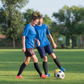 Tphon Soccer Socks, Team Sport Football Basketball Socks for Adult Kids Children, 1 Pair Knee High Athletic Socks