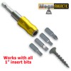 IVY Classic 44628 1/4 x 3" Mega-Magnetic Bit Holder, Impact