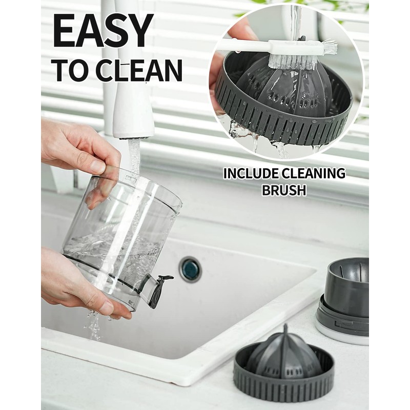 DUSENHO,Electric Juicer Rechargeable - Citrus Juicer Machines with USB and