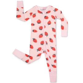 babee Reshinee Bamboo Viscose Convertible Baby Footies Pajamas, footies for babies, Zipper Pajamas Baby Girls 12-18M