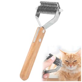 Pet Comb, Popular for Long and Short Hair Care, Comb Brush, For Dogs and Cats, Professional Design for Decomposing Deep Pilling, Hair Loss, Long Hair, Short Hair (14 Teeth on Both Sides)