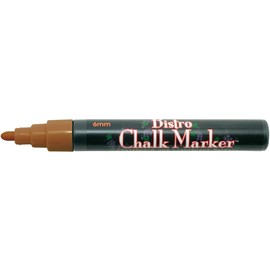 Uchida 480-C-6 Marvy Broad Point Tip Regular Bistro Chalk Marker, Brown