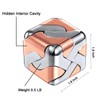 Metal Puzzle 3D Cube Brain Teaser Puzzles