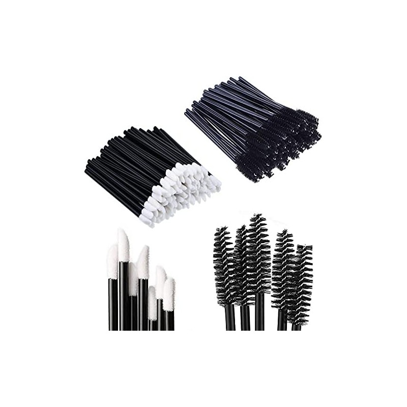 200 Pcs Aplicadores Desechables Maquillaje Cepillos Desechables para Pestañas Cepillos
