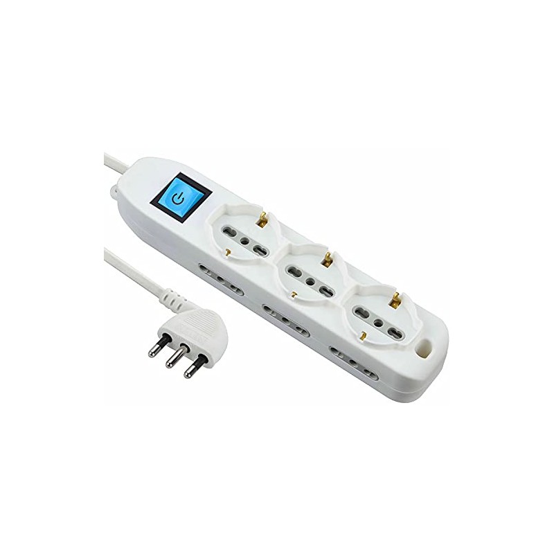 Electraline Extension Lead, white, 62038