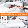 AstroAI 47.2" Ice Scraper and Extendable Snow Brush for Car