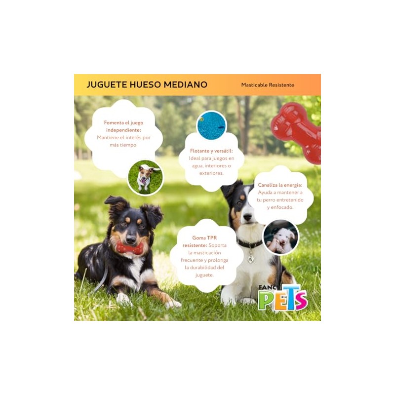 Fancy Pets Xtreme Juguete Forma de Hueso para Perro Tamaño
