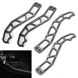 A & UTV PRO UTV Door Latches for 2017-2025 Can Am Maverick X3 X DS RS Turbo R Max 2&4 Door Accessories, X3 Custom Metal Door Handles Black, 4PCS