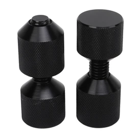 2 Hole Flange Alignment Pin, 1‑1/8in Two Hole Pins Set Aluminium Threaded 2 Hole Flange Alignment Pin Pipefitter Tools for ASME 150LB Flanges From 1/2in‑14in