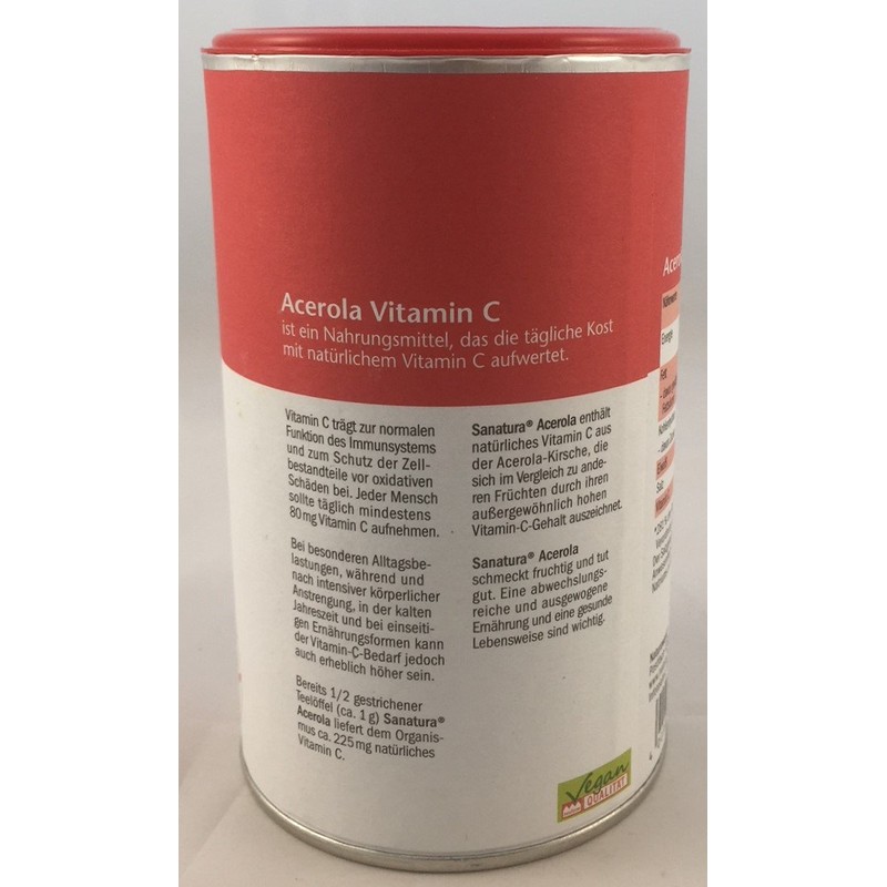 Sanatura Acerola, 2 x 175 g