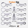 maXpeedingrods 12PCS SAE Torque Adapter Extension Set, 5/16", 3/8", 7/16",