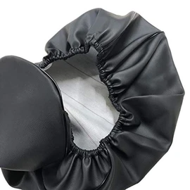 (CHRIS) CHRIS Honda DIO110 JF31 Dedicated Design Seat Cover, Strong Rubber Type, Made in Japan (Thick Fabric) [Fabric Color: Black/ Piping Color: Black] Cover Type CHRIS-HCR1228-C10