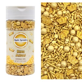 Mystic Sprinkles Sprinkle Mixes (King Midas Sprinkle Mix 3.7oz)