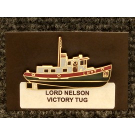 Lord Nelson Victory Tugboat Yacht Enamel Lapel Pin - Great Gift !