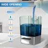 SVAVO Wall Mounted Soap Dispenser Kitchen Bathroom Manual Soap Dispenser