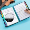 Music Folder for Sheet Music A4, Choir Folder, Black, 40