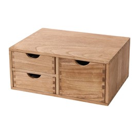 DDYURI Capsules Coffee Storage Drawer for Pod K-cup Holder - Counter Organizer for Kitchen Utensil Storage - Wood Desktop Coffee Brewer Accessories Stand CF2D3C-LT